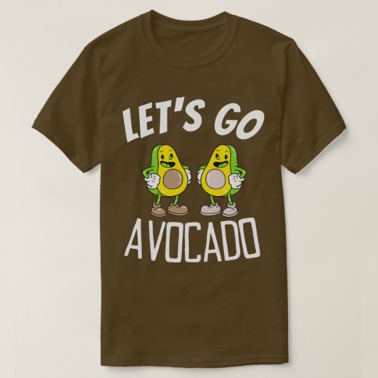 T-shirt Les Letx27 vont à Avocado 1 (Design devant)
