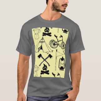 T-shirt Les Letx27 vont camper