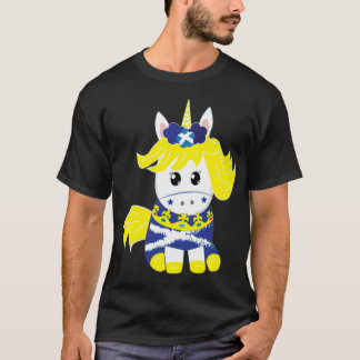 T-shirt Les licornes écossaises de licorne sont à la traîn