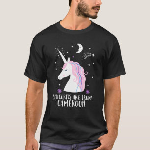 T-shirt Les licornes sont du Cameroun fierté de la patrie