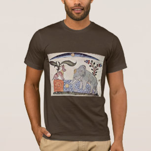 T-shirt Les lièvres et le Roi d'éléphant devant la MIR