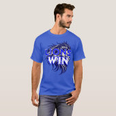 T-SHIRT LES LIONS GAGNENT (Devant entier)