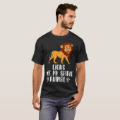 T-shirt Les lions sont mon esprit animal (Devant entier)