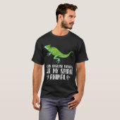 T-shirt Les Lizards Basilisques Vert Sont Mon Esprit Anima (Devant entier)