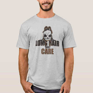 T-shirt Les longs cheveux ne s'inquiètent pas