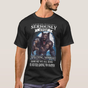T-shirt Les Loups Devraient Cesser De S'Attendre À Ce Qu'I