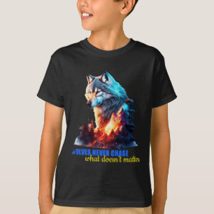 T-shirt Les loups ne cherchent jamais ce qui ne marche pas