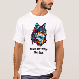 T-shirt Les Loups Ne Suivent Pas Qu'Ils Dirigent