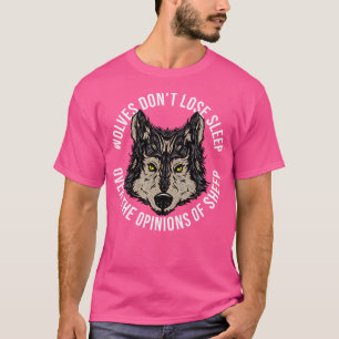 T-shirt Les Loups Solitaires Ne Perdent Pas De Sommeil Sur