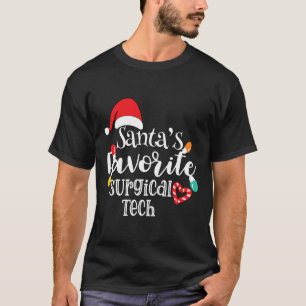T-shirt Les lumières de Noël de la tech chirurgicale préfé
