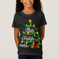 Les lumières de Noël Mele Kalikimaka Hawaiian Chri