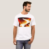 T-shirt Les lumières - Moderne Sci-Fi Abstrait (Devant entier)