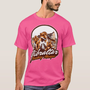 T-shirt Les Macaques Puissants De Gilbraltar