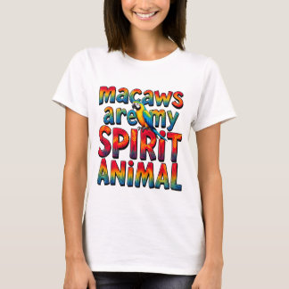 T-shirt Les macaws sont mon Esprit Animal Femmes