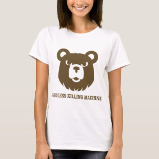 T-shirt les machines athée de massacre d'ours câlinent le