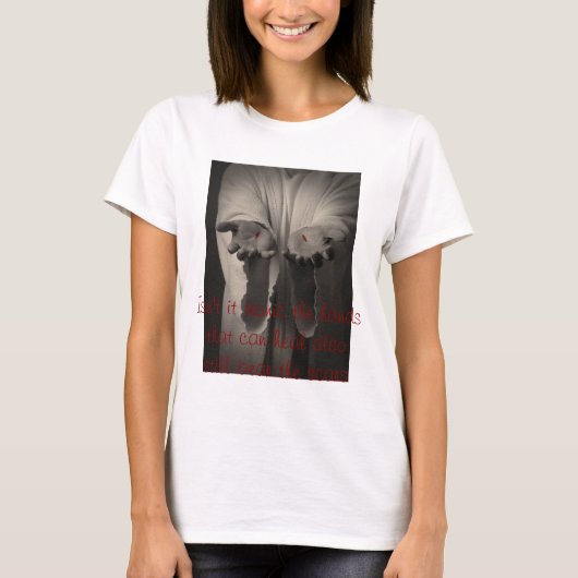 T-shirt Les mains curatives (Devant)