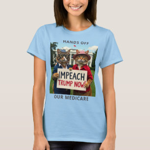 T-shirt Les Mains De Notre Medicare Politique