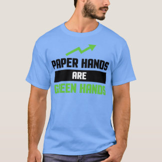 T-shirt Les mains en papier sont des mains vertes