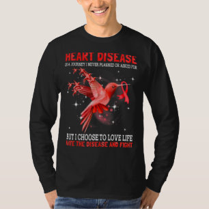 T-shirt Les Maladies Cardiaques Sont Un Voyage Que Je N'Ai