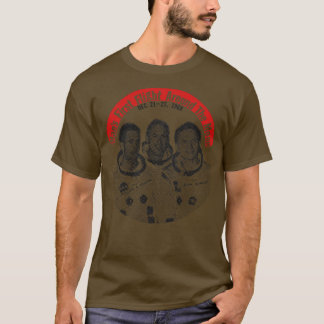 T-shirt Les Mans D'Abord Vol Autour De La Lune