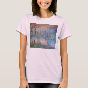 T-shirt Les marécages au coucher du soleil