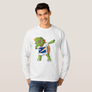 T-shirt Les Marshall Islands tamponnant la tortue
