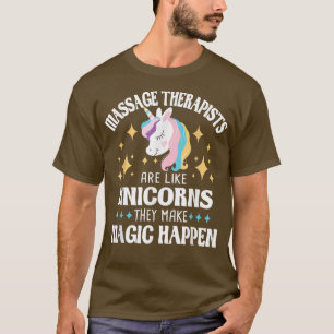 T-shirt Les Massages Thérapeutiques Sont Comme Les Unicorn