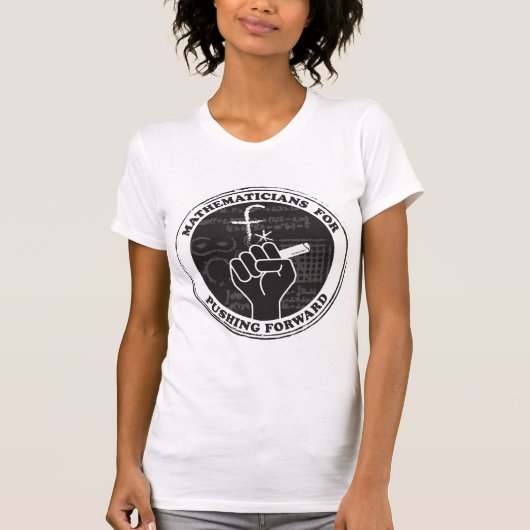 T-shirt Les mathématiciens pour avancer (Devant)