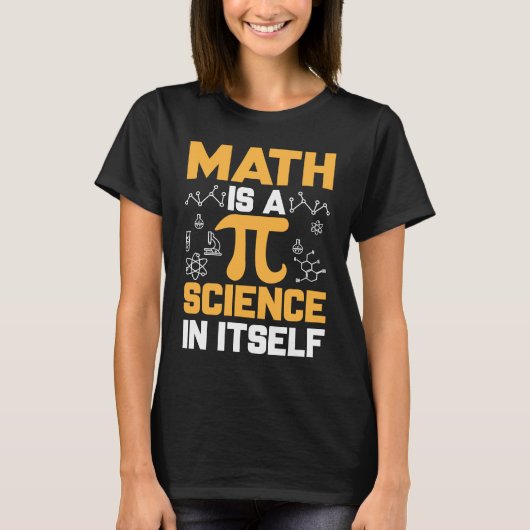 T-shirt Les mathématiques sont une science en soi I Symbol (Devant)