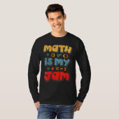 T-shirt Les maths, c'est ma confiture (Devant entier)