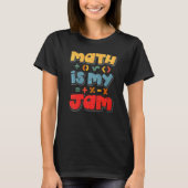 T-shirt Les maths, c'est ma confiture (Devant)