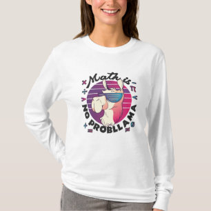 T-shirt Les maths c'est pas un probLlama