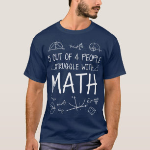 T-shirt Les Maths Drôle Les Maths Luttent Avec Les Maths