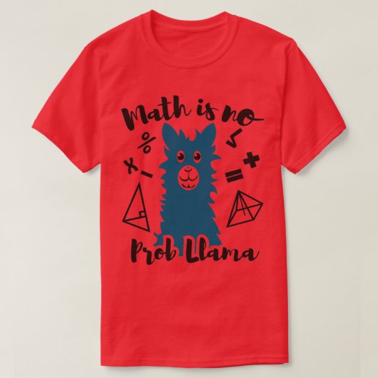 T-shirt Les maths ne sont pas un problème 1 (Design devant)