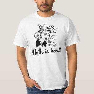 T-shirt Les maths sont dures