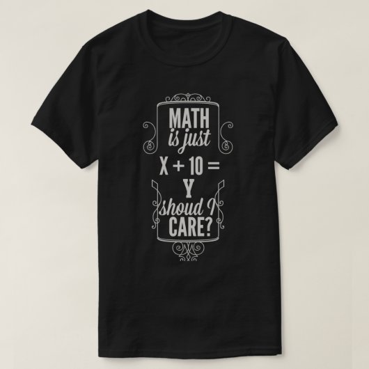 T-shirt Les maths sont juste (Design devant)
