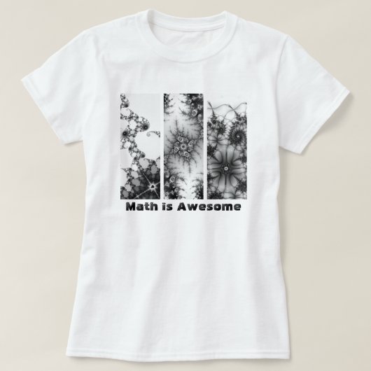 T-shirt Les maths sont la ?ère conception impressionnante (Design devant)