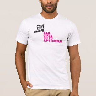 T-shirt Les mauvaises filles vont à Amsterdam