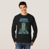 T-shirt Les Mécaniques D'Ascenseur Vous Aident À Atteindre (Devant entier)