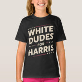 T-shirt Les Mecs Blancs Pour Kamala Harris Vote Pour 2024 (Devant)