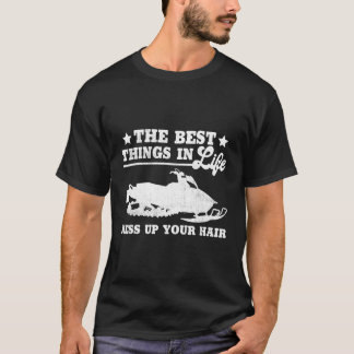 T-shirt Les Meilleures Choses De La Vie Mess Up Your Hair