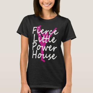 T-shirt Les meilleures filles encouragent une petite centr
