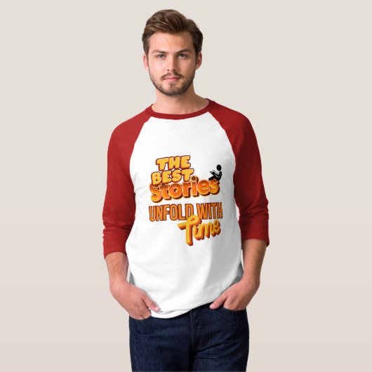 T-shirt Les Meilleures Histoires Se Déroulent Avec Le Temp (Devant entier)