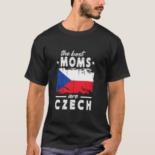 T-shirt Les meilleures mamans sont tchèques Fête des Mères
