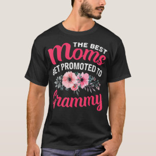 T-shirt Les Meilleures Moms Sont Promues À Grammy Grand-Mè