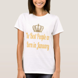 T-shirt Les Meilleures Personnes Sont Nées En Janvier