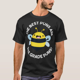 T-shirt Les Meilleures Puns Sont Les Puns De Niveau Abeill