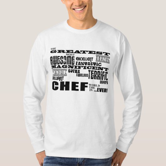 T-shirt Les meilleurs anniversaires de chefs : Le plus (Devant)