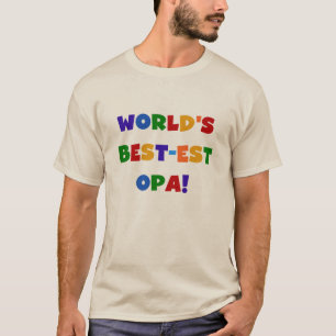 T-shirt Les meilleurs cadeaux Opa Bright Colors du monde