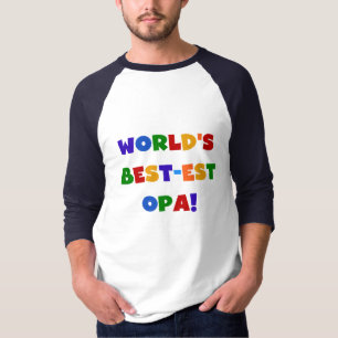T-shirt Les meilleurs cadeaux Opa Bright Colors du monde